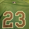 Clinton LumberKings GAME USED Green Batting Practice Jersey Size 48