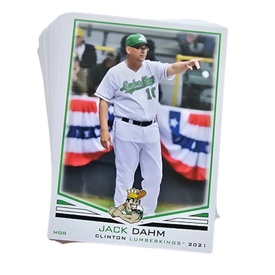 2021 Clinton LumberKings Baseball Card Team Set