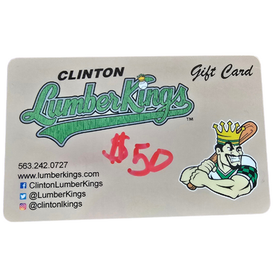 Clinton LumberKings $50 Gift Card