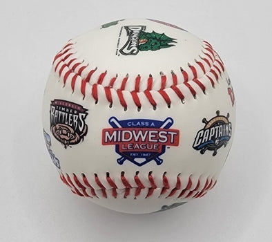 Midwest League Team Logo Baseball