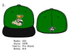 Capx Fitted - Green Louie Cap