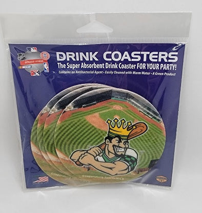Clinton LumberKings Drink Coasters