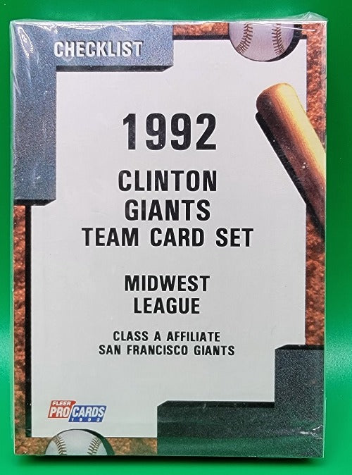 1992 Clinton Giants Team Set (Fleer)