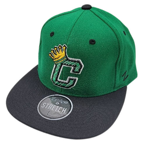 Zephyr Green C Crown Stretch Fit Cap