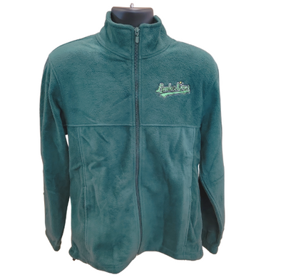 Men's Full-Zip Fleece Jacket - Hunter Green